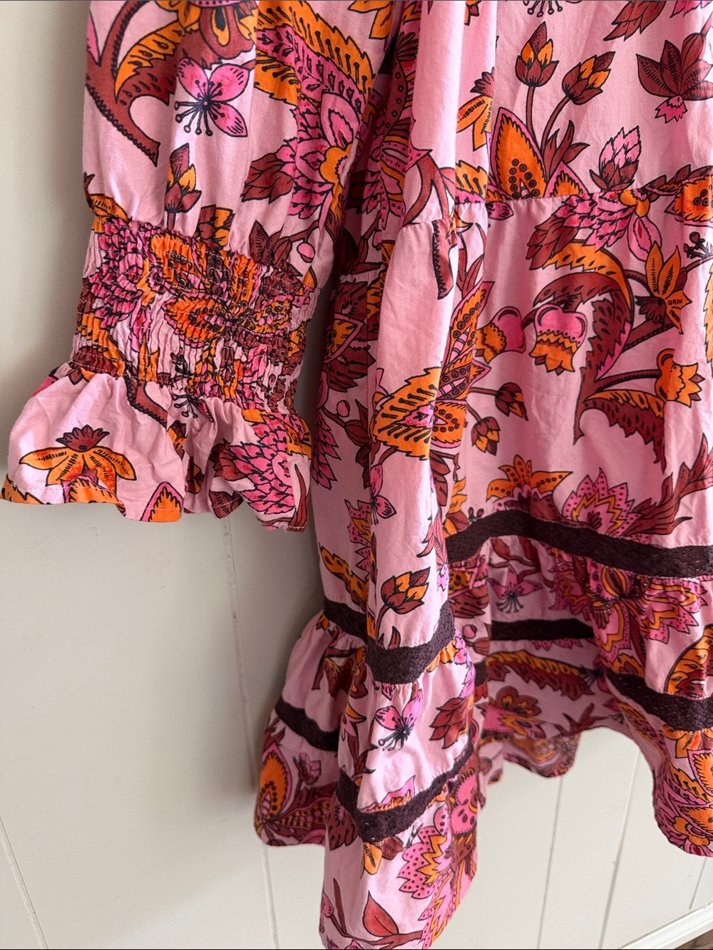 Tuckernuck Sunset Chintz Kenzo Cover Up Dress Paisley XXL Boho Resort Dopamine - Picture 4 of 13